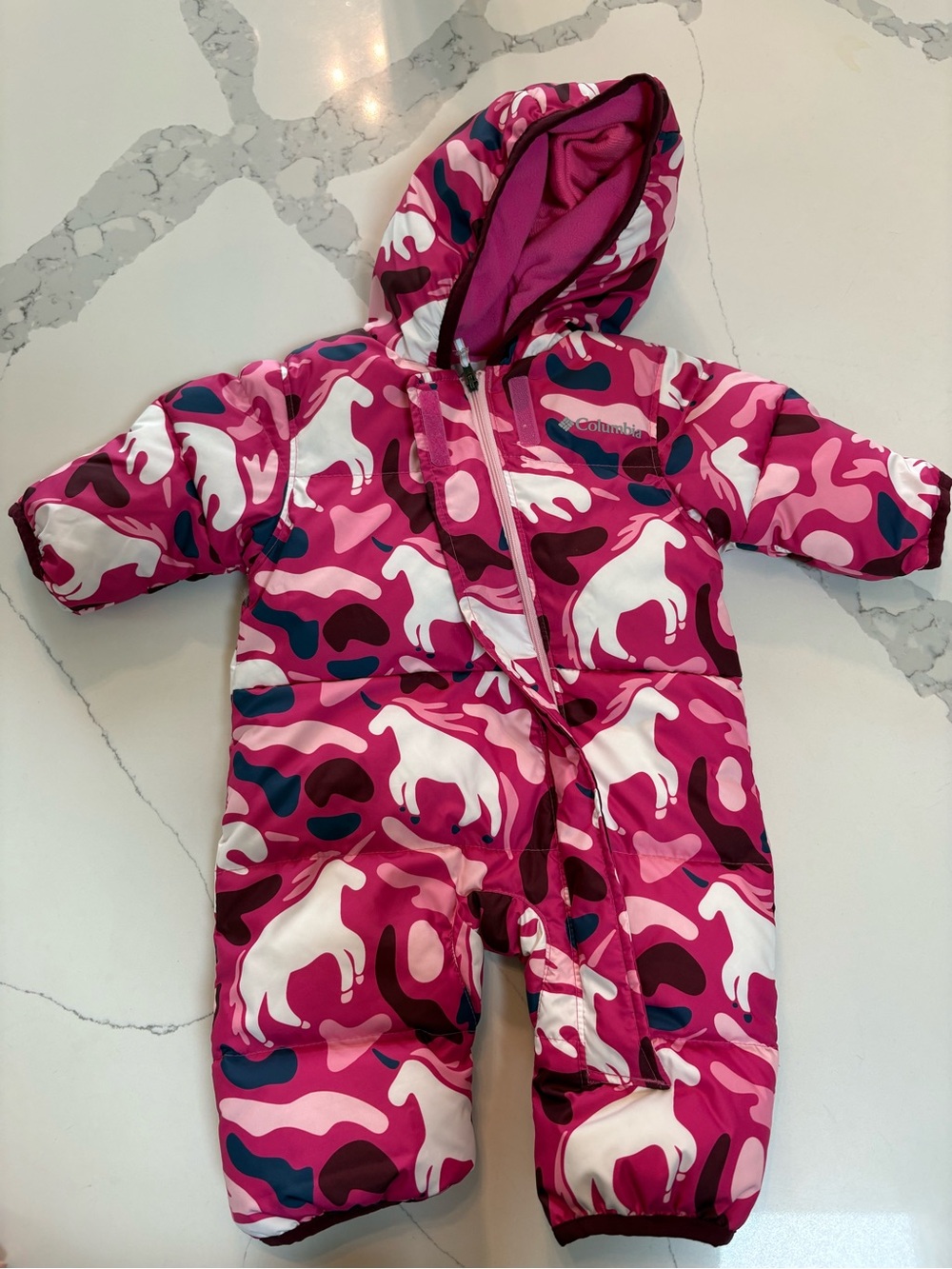 0-3mo Columbia Bunny Snowsuit